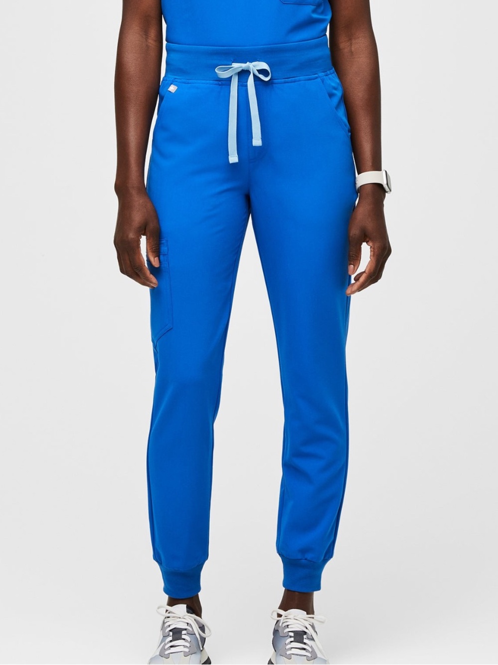 FIGS Royal Blue High Waisted Zamora Jogger Scrub Pant XS